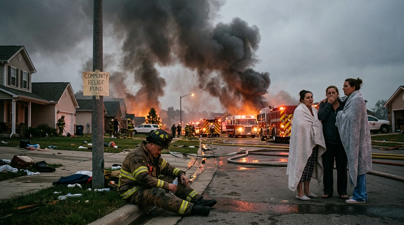 Fire Metaphor for Disaster vs Literal Fire