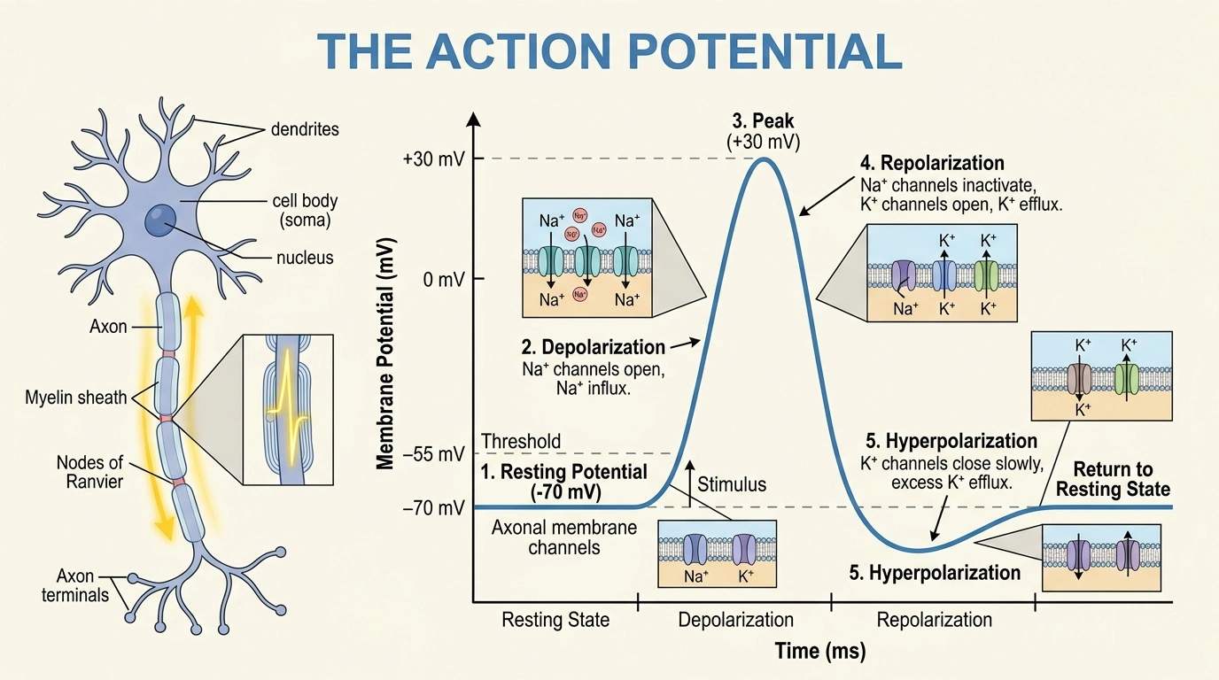 Real-Life Metaphors for Action Potential