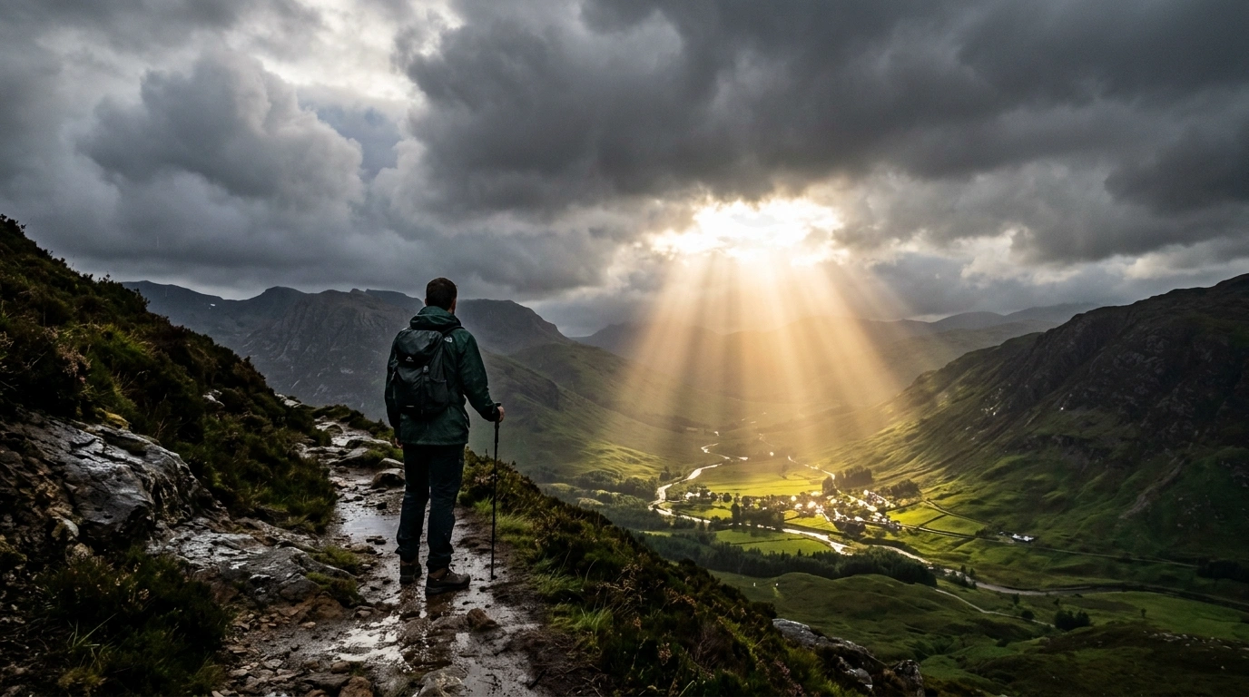 Simple Metaphor for Sun Shining in Daily Life