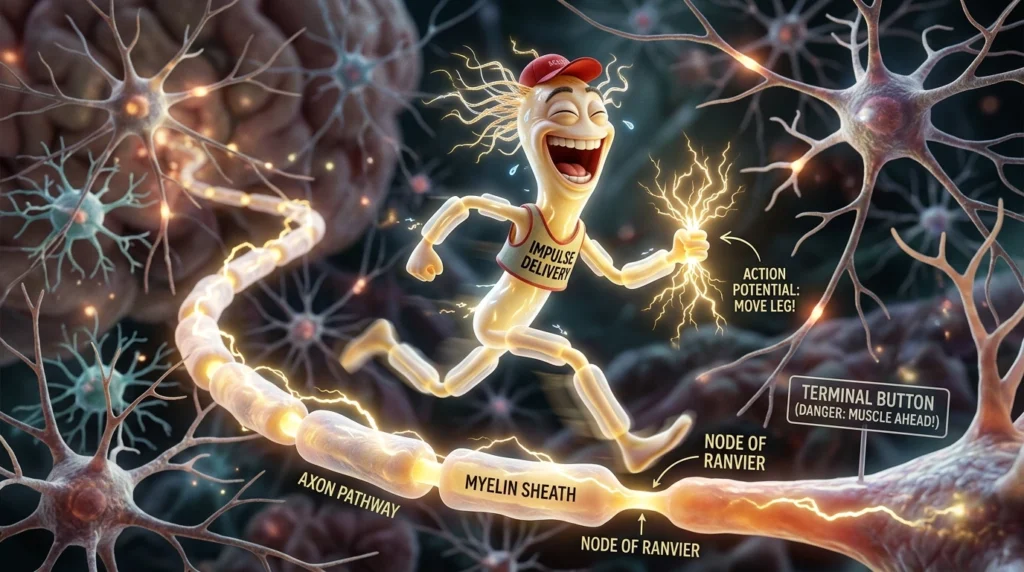 metaphor for axon