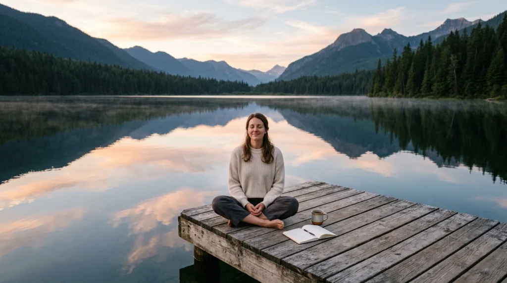 metaphor for calmness
