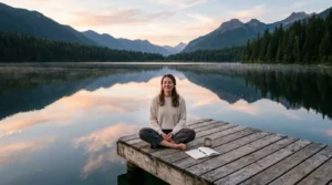 metaphor for calmness