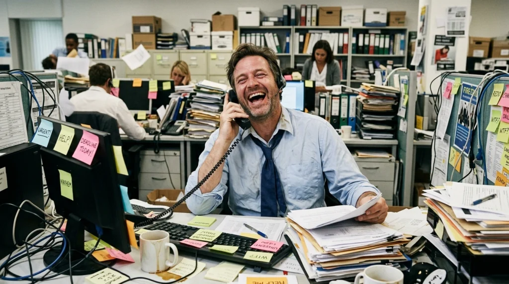 metaphor for chaotic work environment