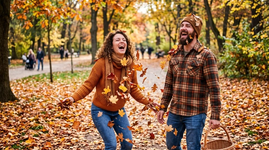 metaphor for leaves falling