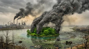 metaphor for pollution