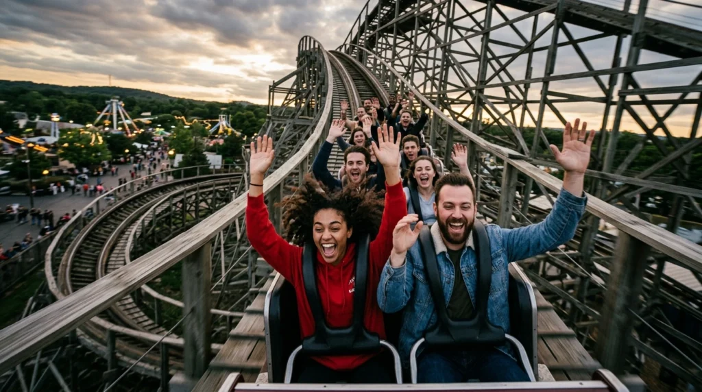 metaphor for roller coaster ride