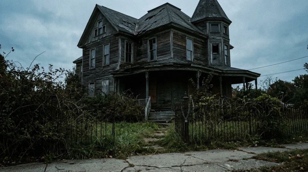 metaphor for scary house
