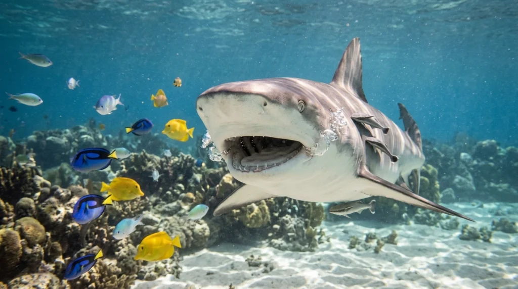 metaphor for shark