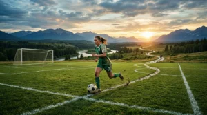 metaphor for soccer field