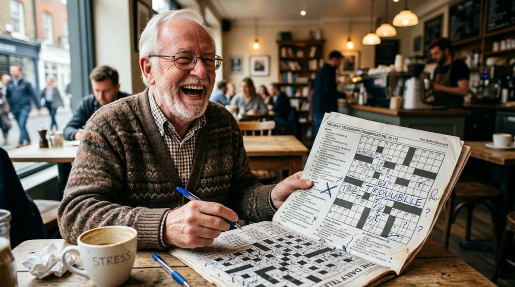 metaphor for trouble crossword